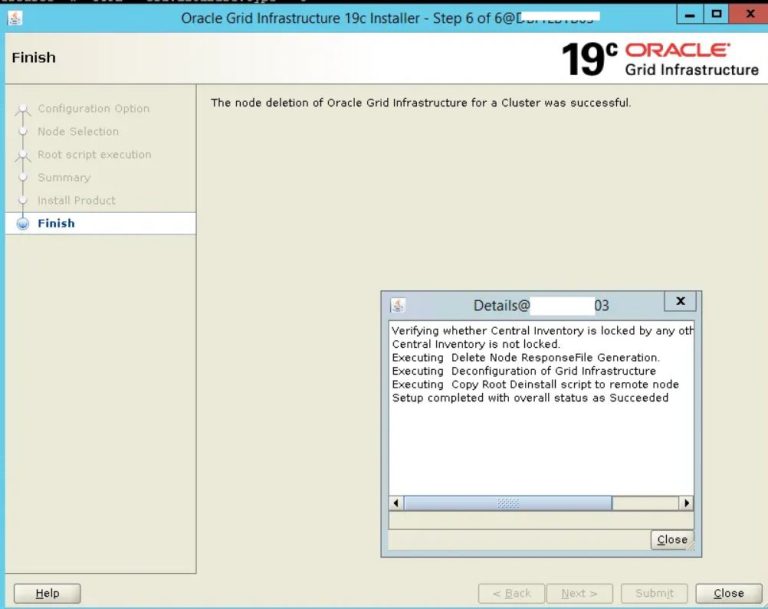 Delete a Node from Oracle RAC 19c Learnomate Technologies