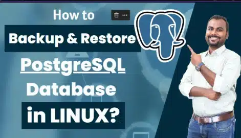 Backup-restore postgreSQL database - Learnomate