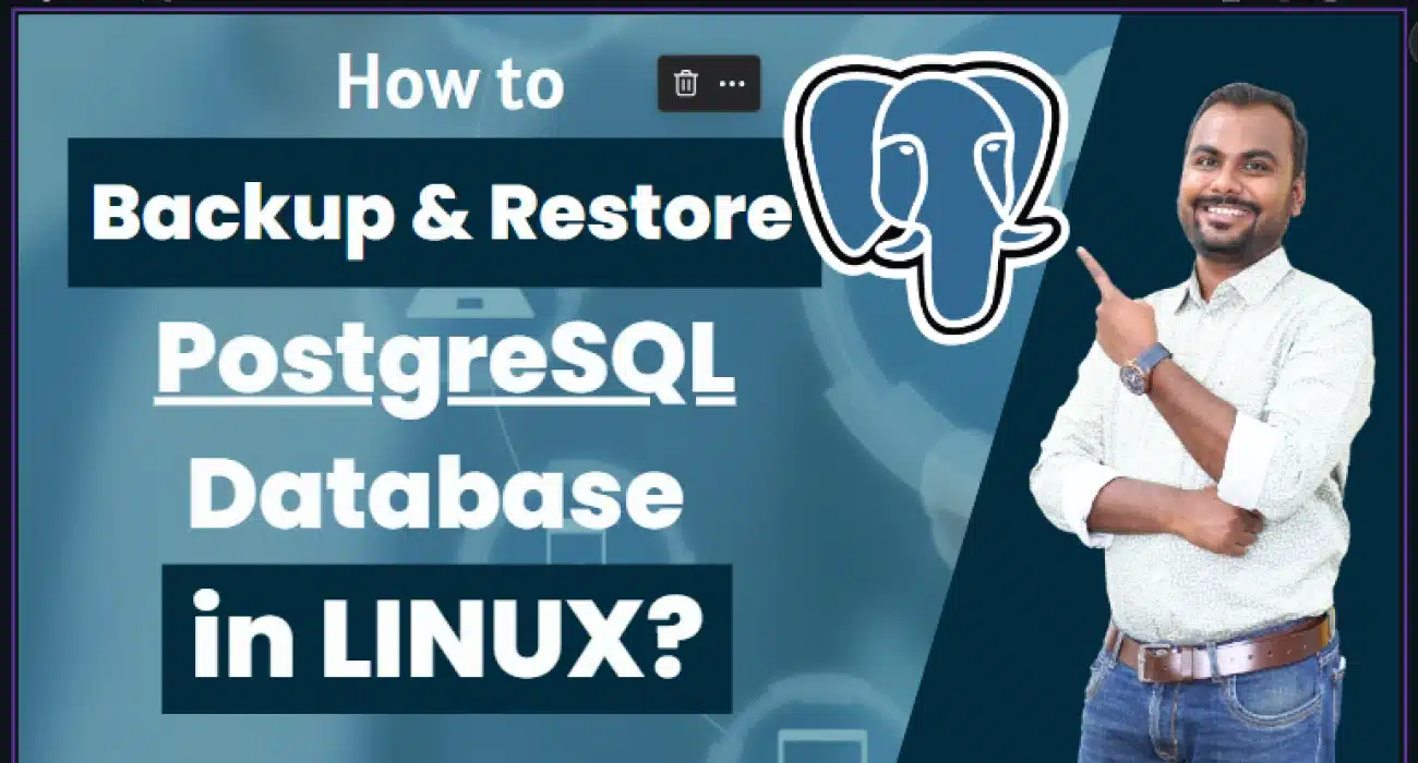 Backup-restore postgreSQL database - Learnomate