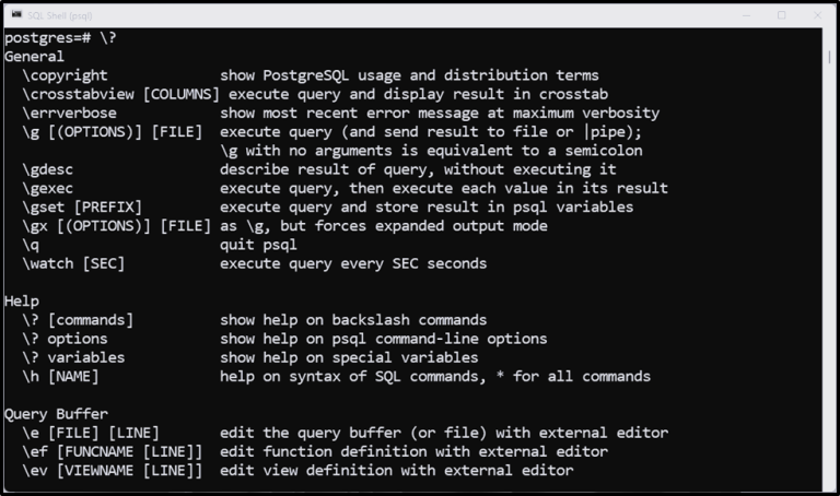 PostgreSQL: Basic psql Commands - Learnomate Technologies