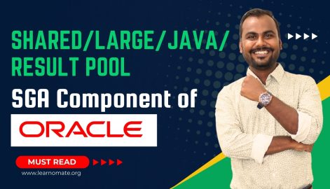 Shared /Large/Java/Result Pool: SGA Component of Oracle