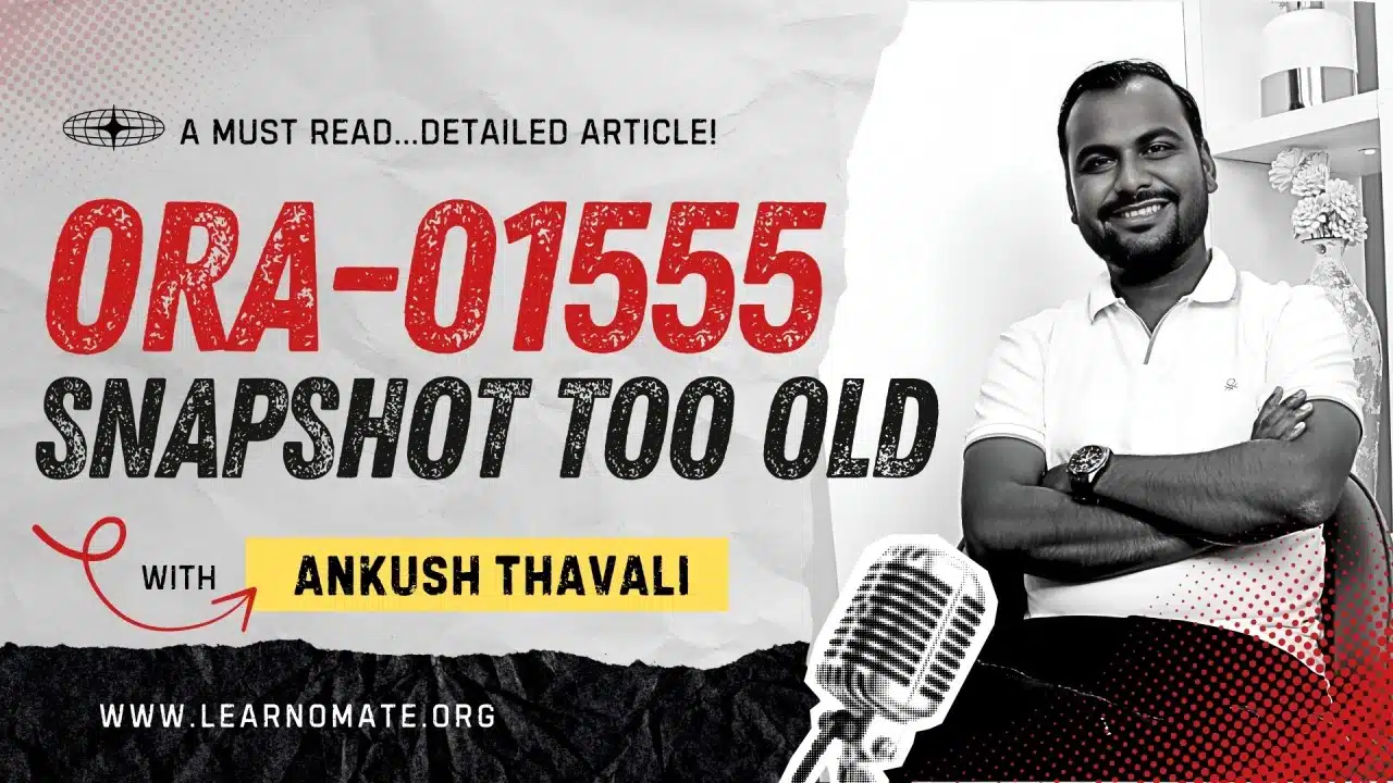 ORA-01555 Snapshot Too Old error detailed article