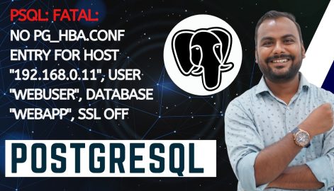 PostgreSQL pg_hba.conf Error