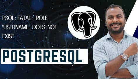 PostgreSQL role does not exist