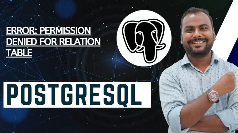 PostgreSQL permission denied for relation
