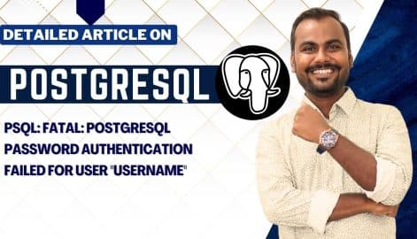 PostgreSQL password authentication failed