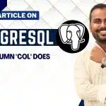 PostgreSQL column does not exist