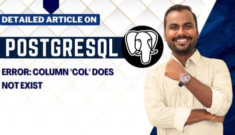 PostgreSQL column does not exist