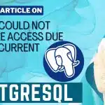 PostgreSQL could not serialize access due to concurrent update