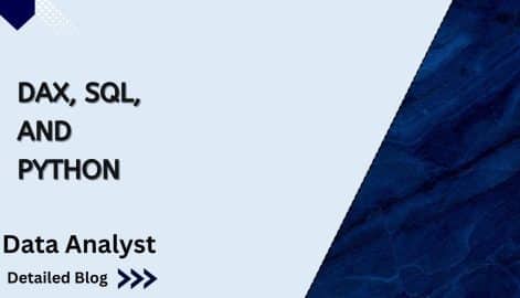 sql, dax,python,best data analyst institute